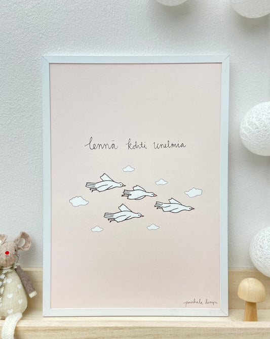 Lennä kohti - juliste